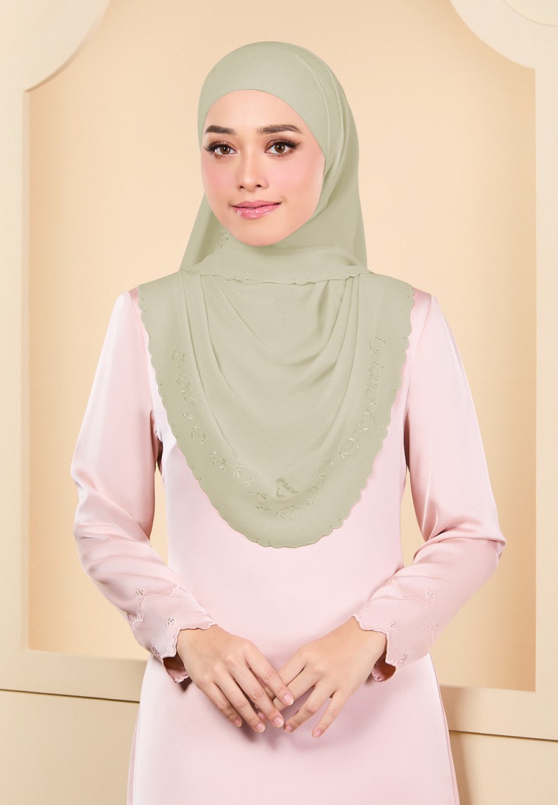 SHAWL DLUXE PLAIN EMBROIDERY