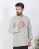 KURTA GHAZI NEW (CHECKERED) IN SAGE GREEN