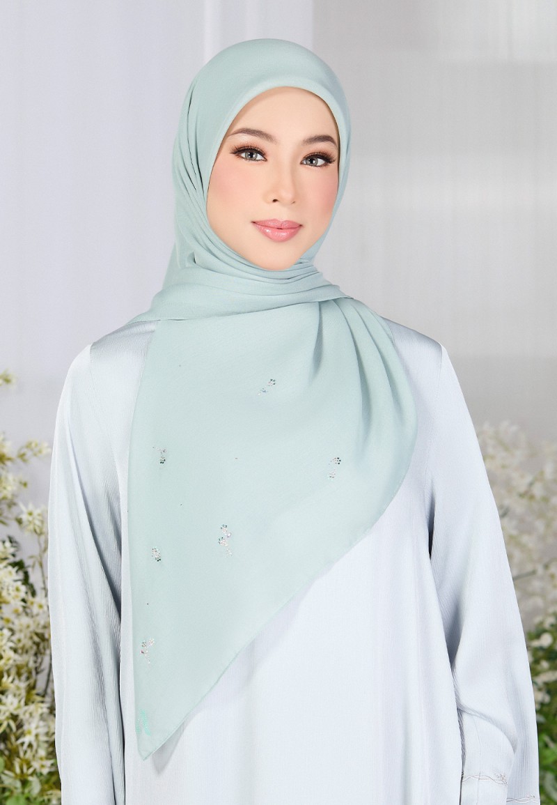 SQ PETALISCENT VOILE PLAIN DIAMOND