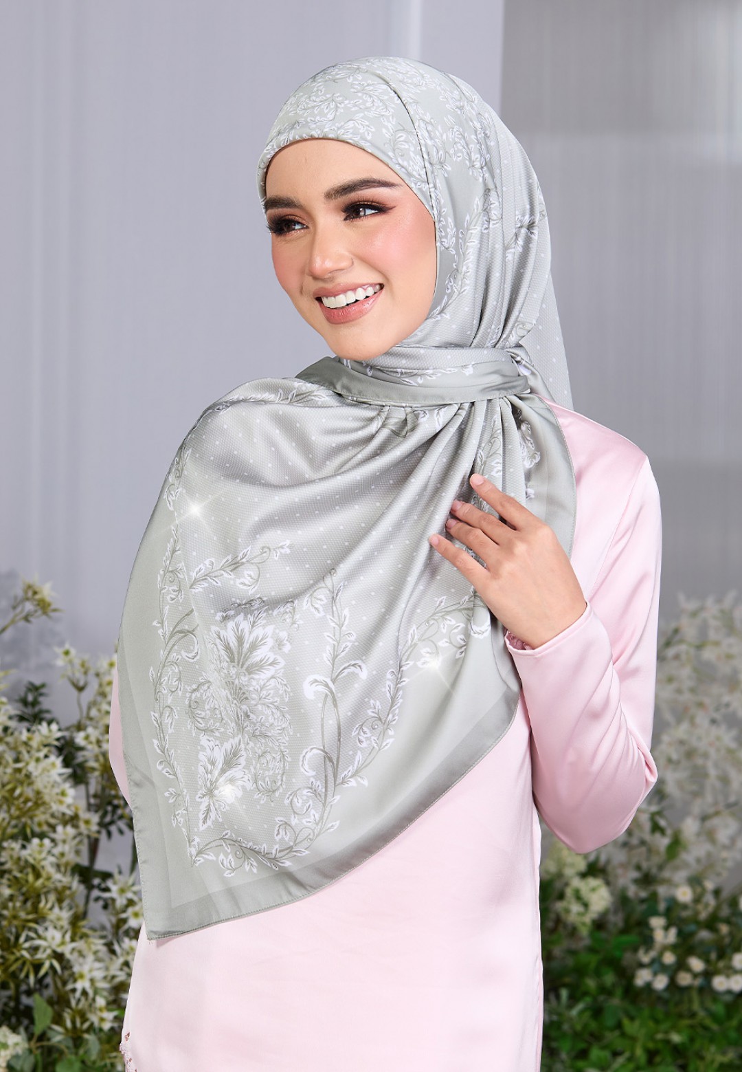 SQ FLORILUXE PRINTED DIAMOND