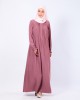 SAIHA JUBAH IN BROWN