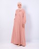 SAIHA JUBAH IN PEACH