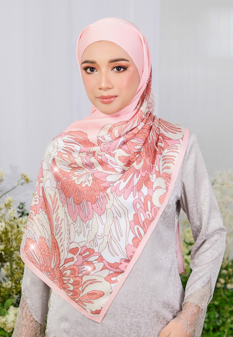 SHAWL FLORAISON PRINTED DIAMOND