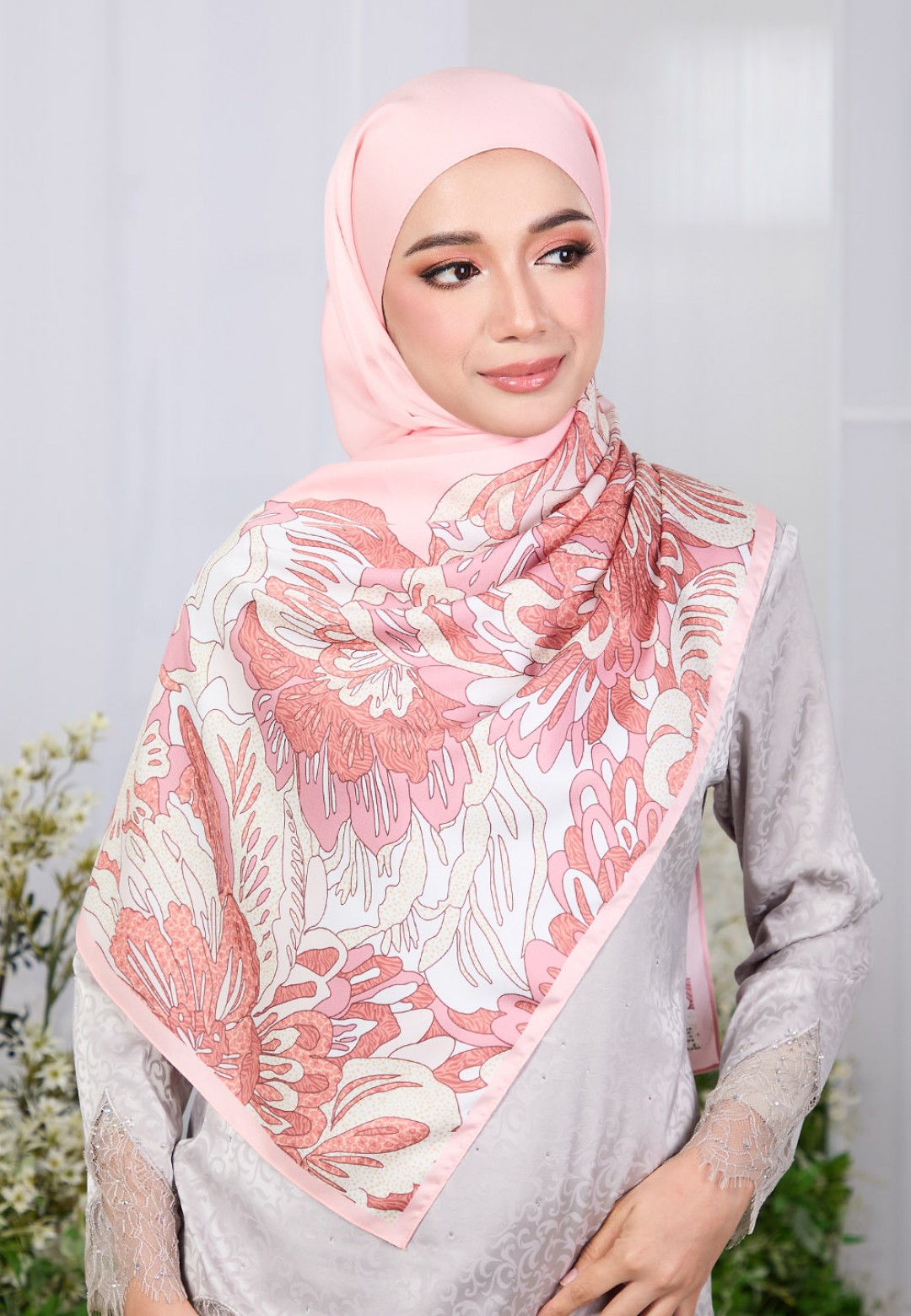 SHAWL FLORAISON PRINTED
