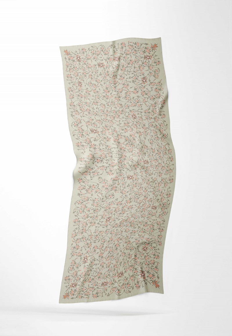SHAWL FLURISCENT PRINTED
