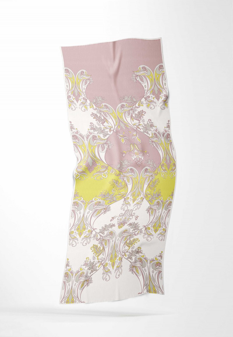 SHAWL MAGNOLISSE PRINTED