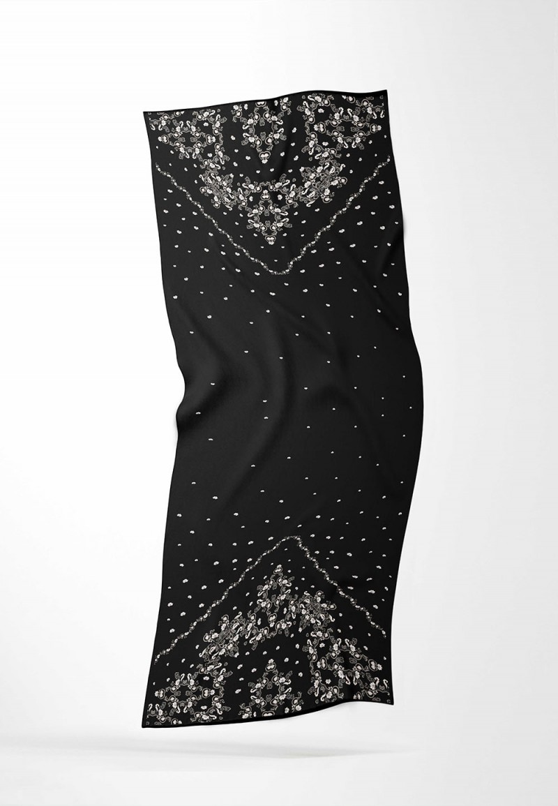 SHAWL PEONIBLOOM PRINTED