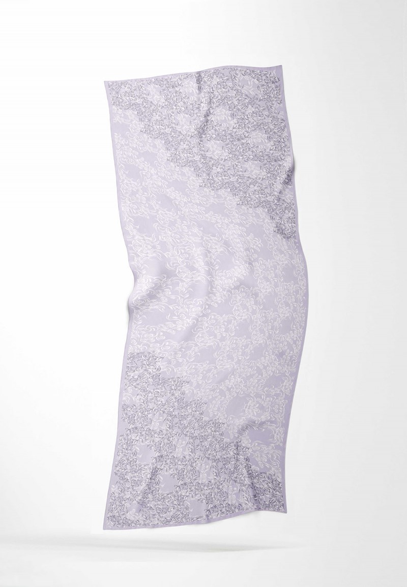 SHAWL VELVET GLOW PRINTED