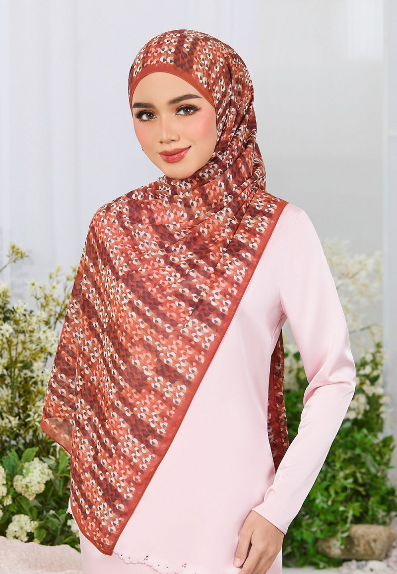 SHAWL DREAMY GLAZE PRINTED