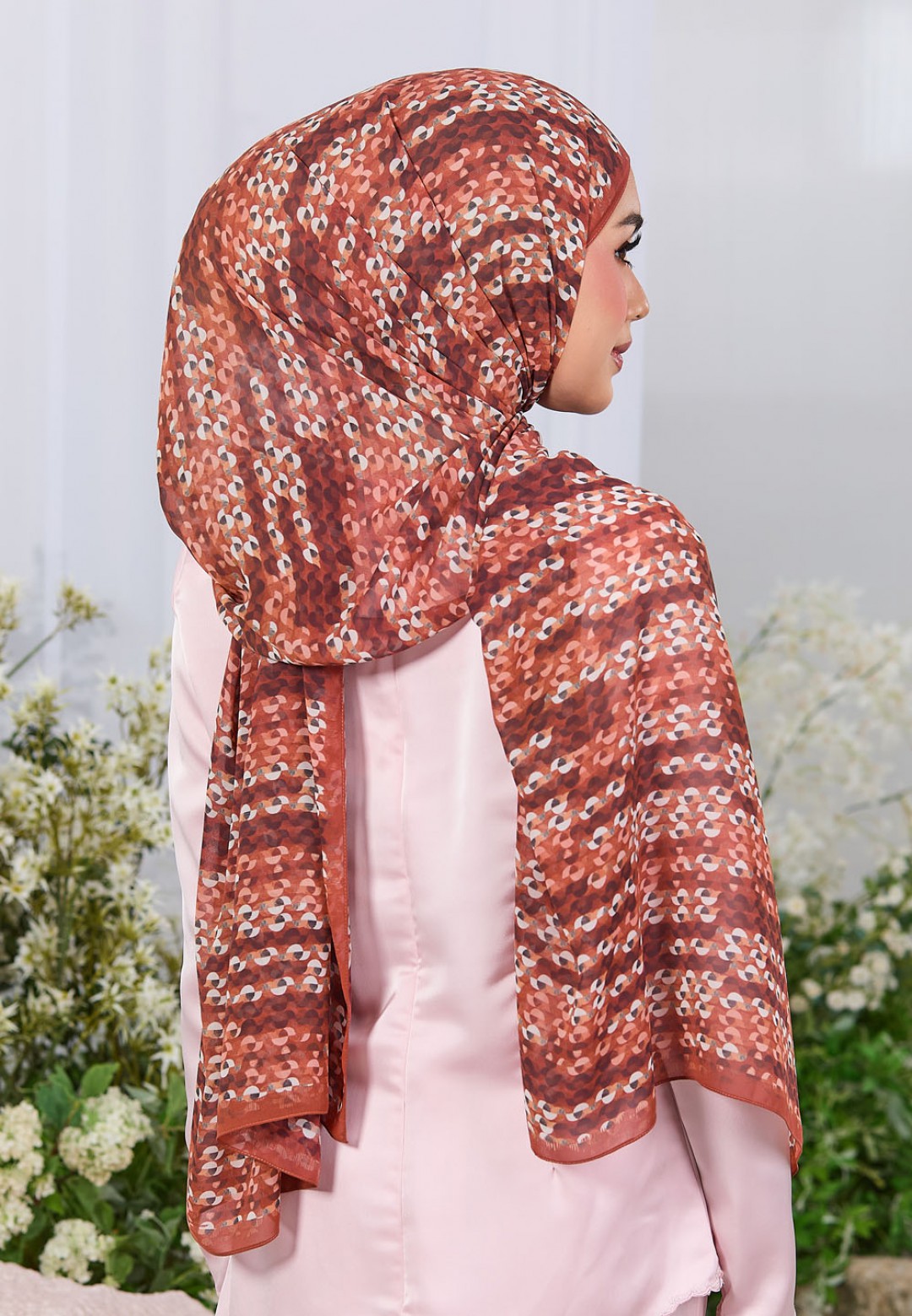 SHAWL DREAMY GLAZE PRINTED