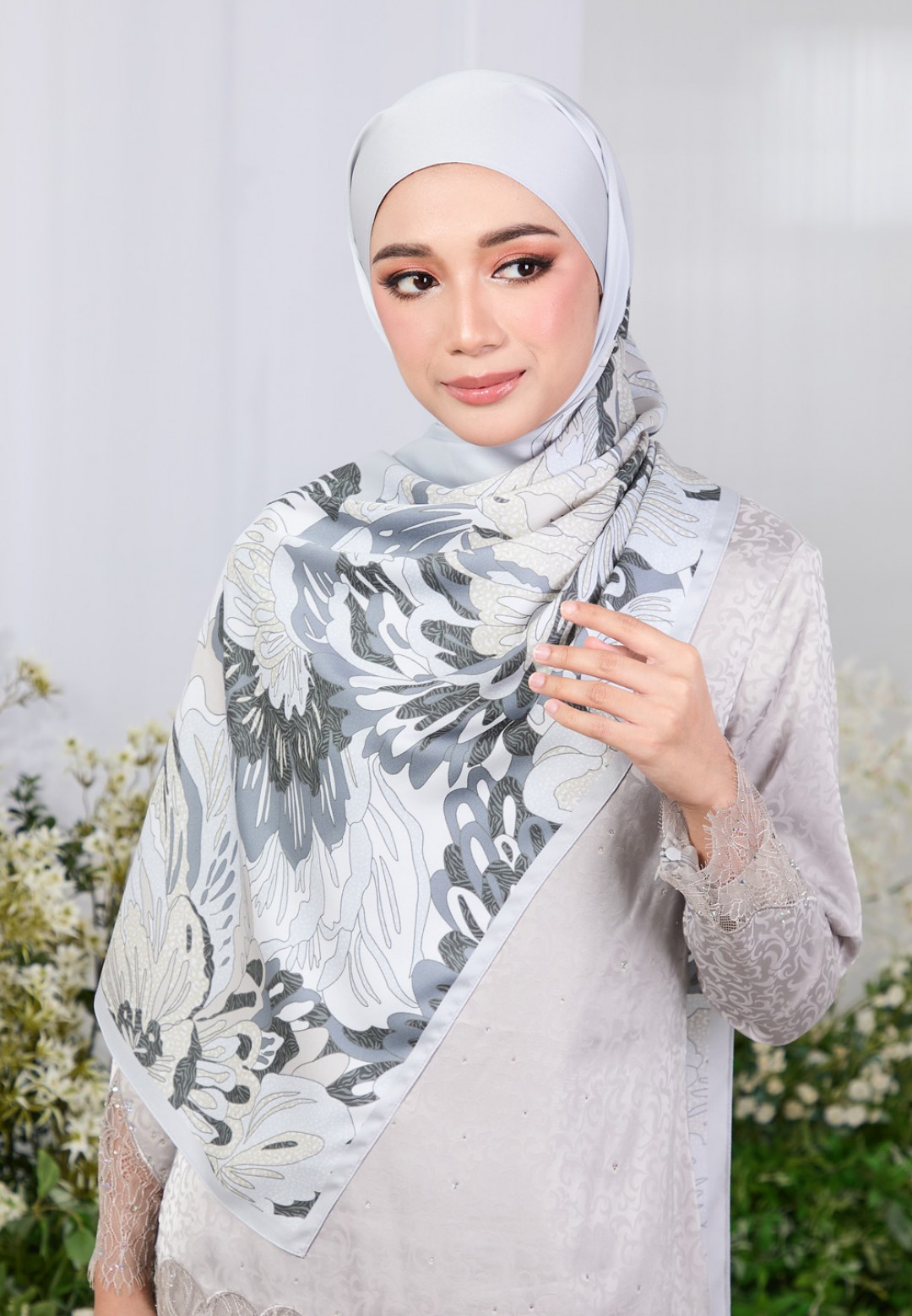 SHAWL FLORAISON PRINTED