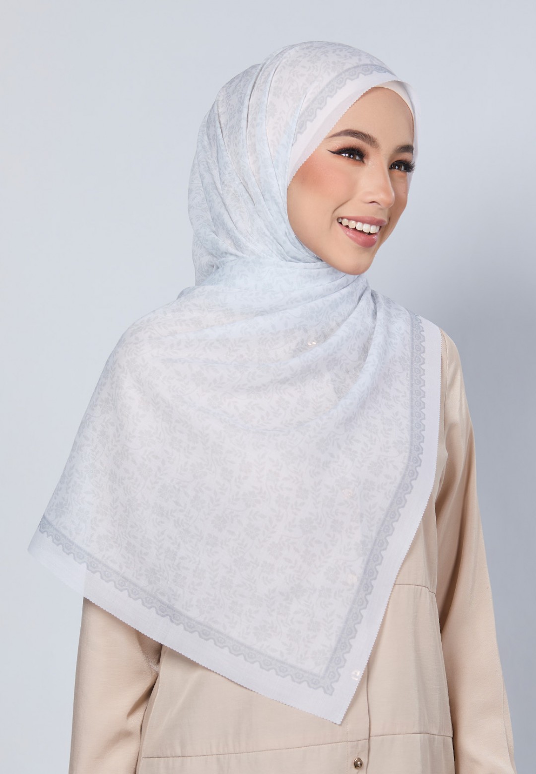 SHAWL DALIA VOILE LASERCUT
