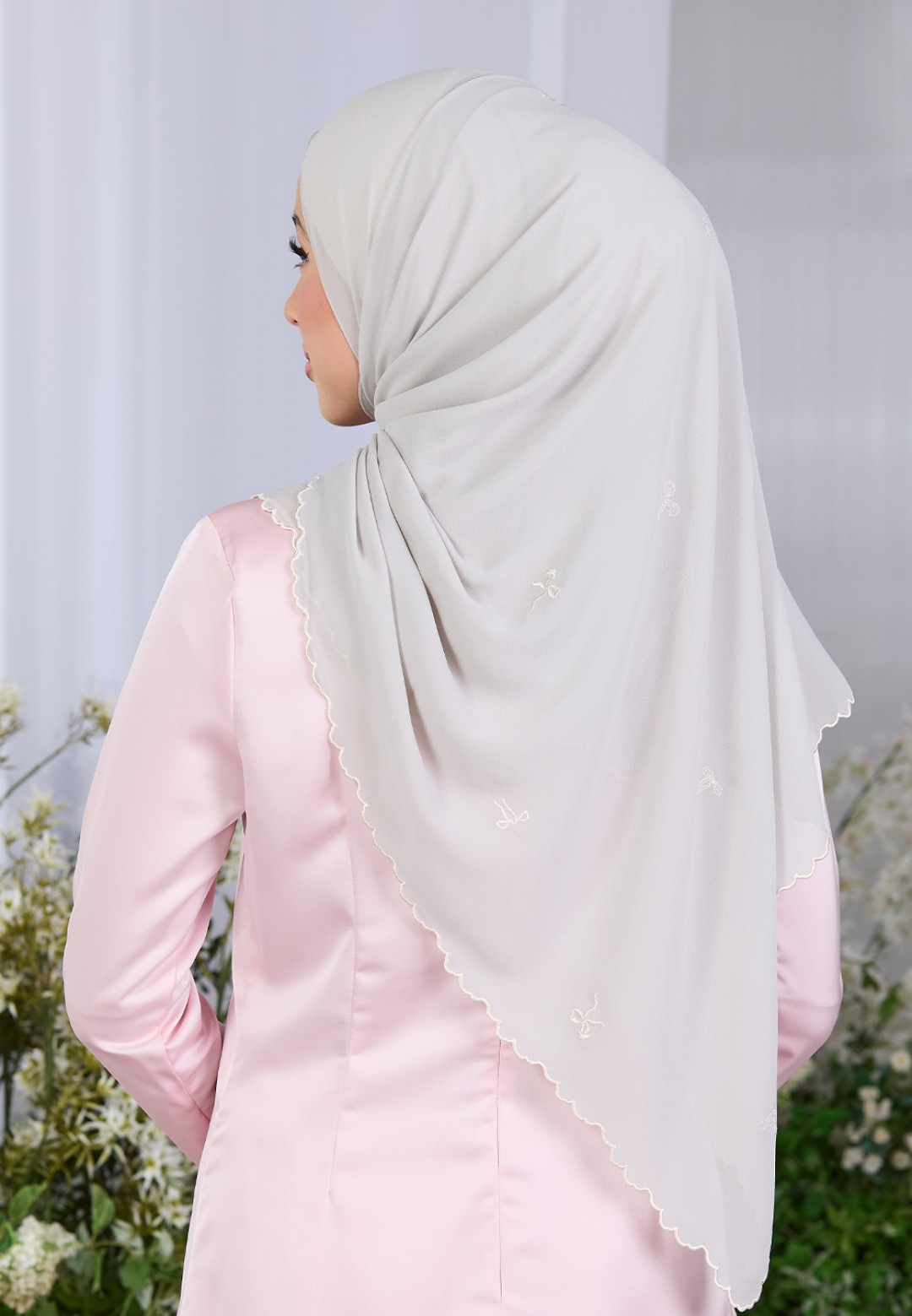 SHAWL ROXY PLAIN EMBROIDERY