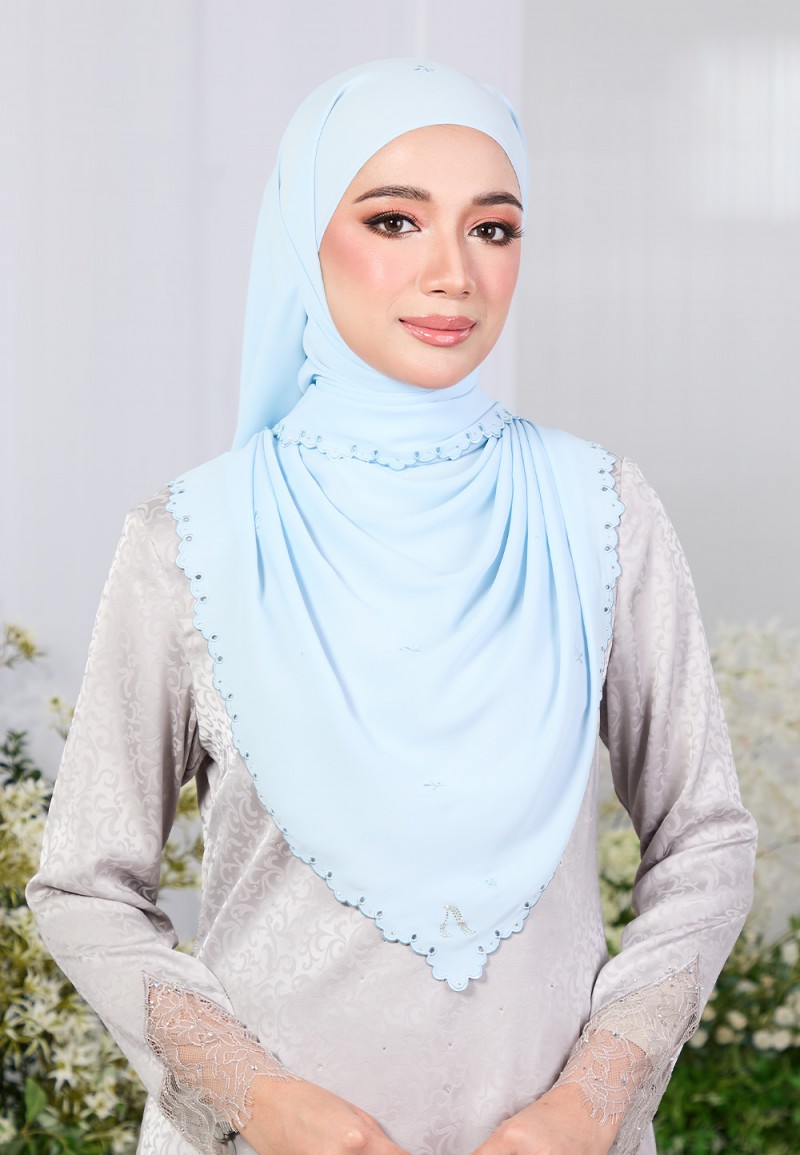SHAWL ZARRA PLAIN EMBROIDERY