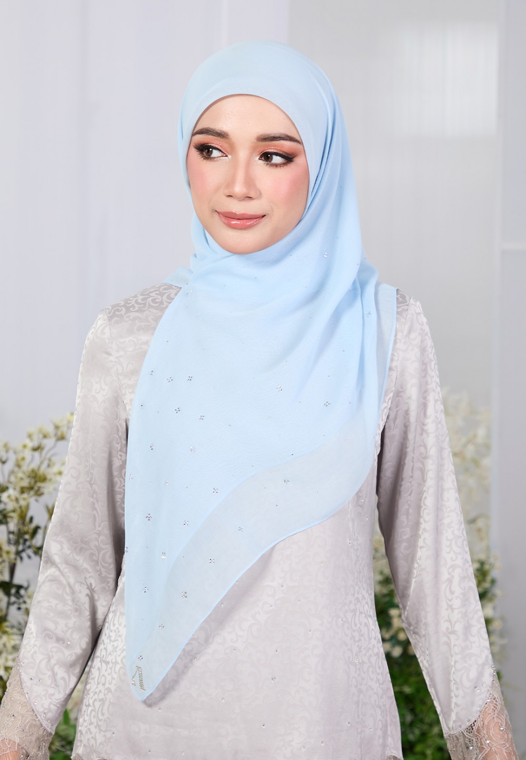 SQ FLUERENCE VOILE PLAIN DIAMOND