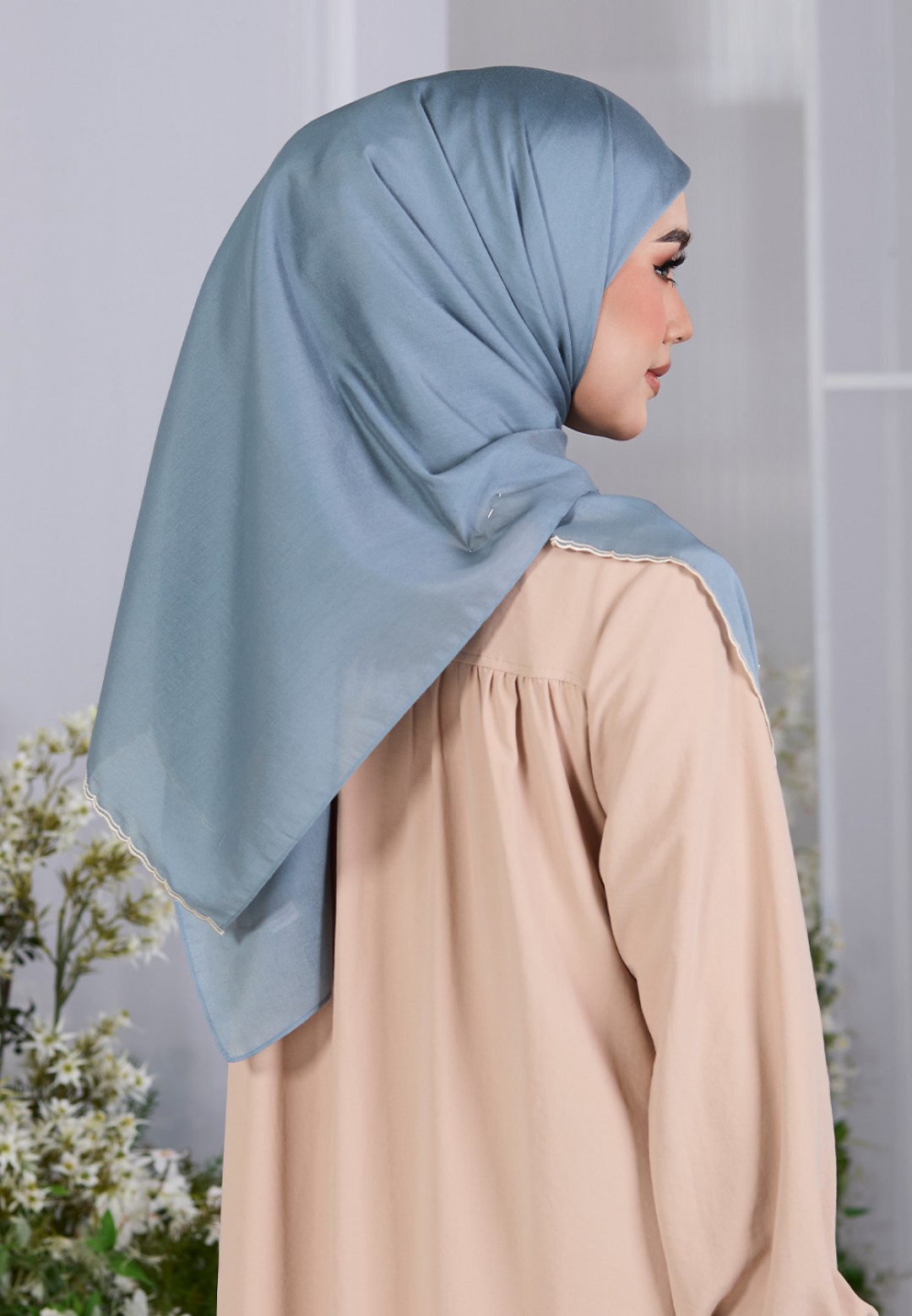 SQ ESME VOILE PLAIN EMBROIDERY