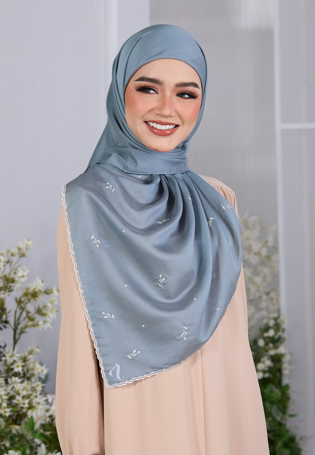 SQ ESME VOILE PLAIN EMBROIDERY