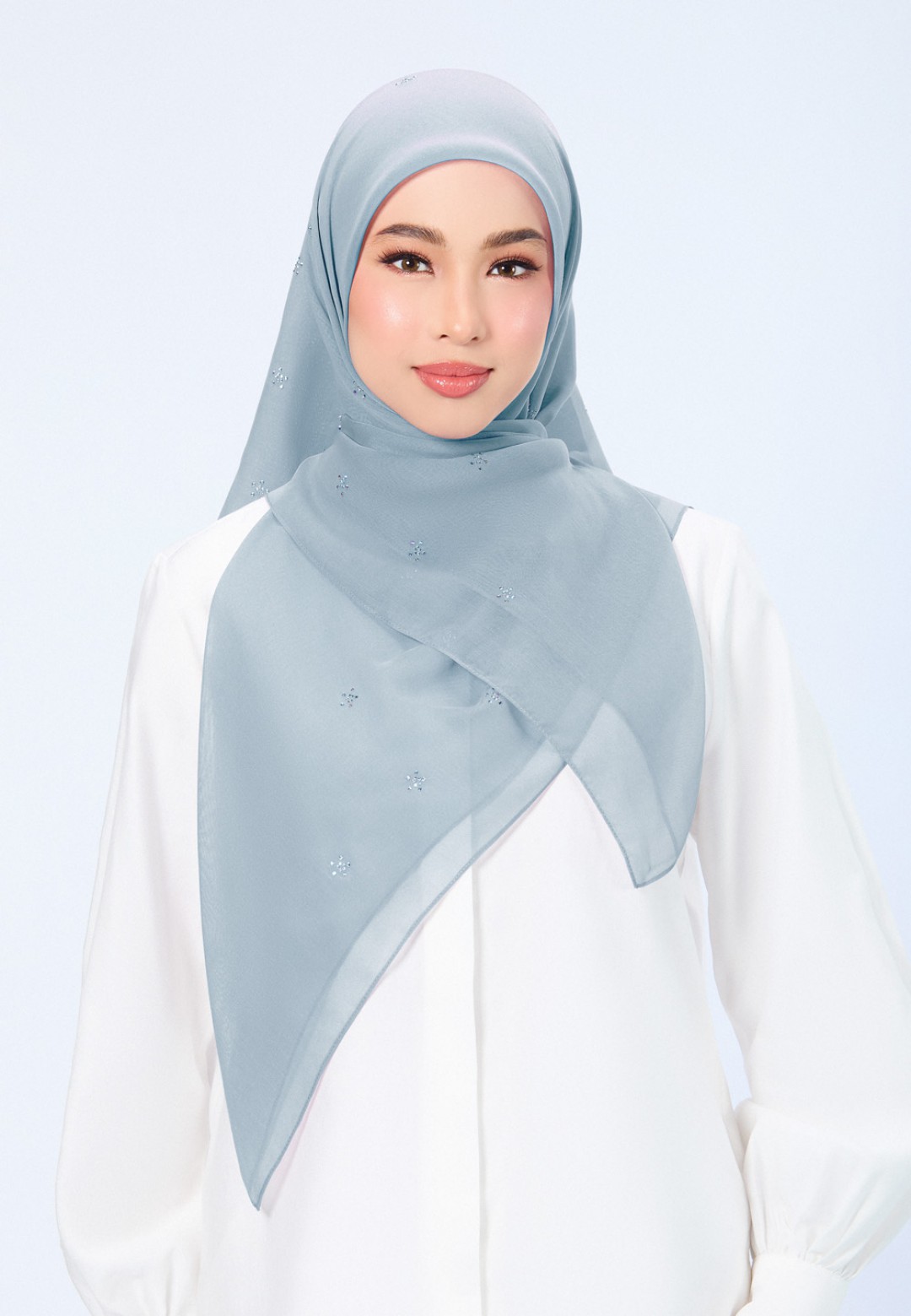 SQ FLORELLIS VOILE PLAIN DIAMOND