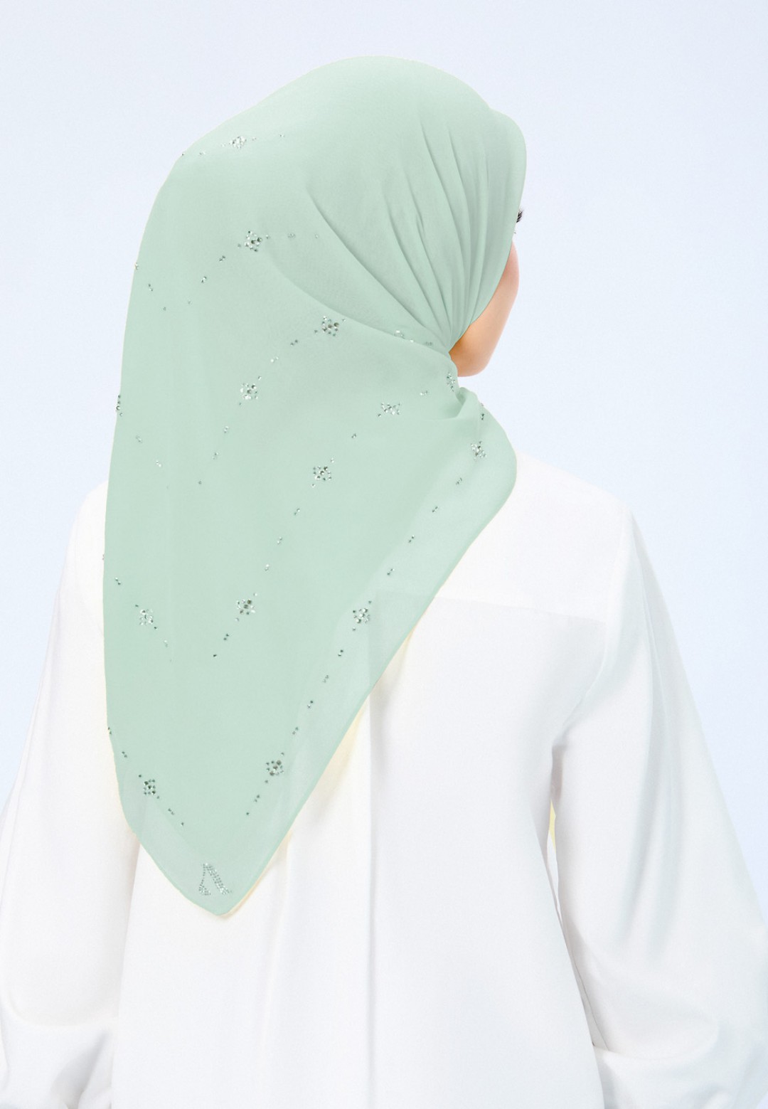 SQ LILYORA VOILE PLAIN DIAMOND