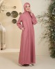SOMAIA JUBAH IN RUBBERBAND PINK