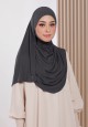 TASNEEM INSTANT SHAWL IN STEEL BLUE