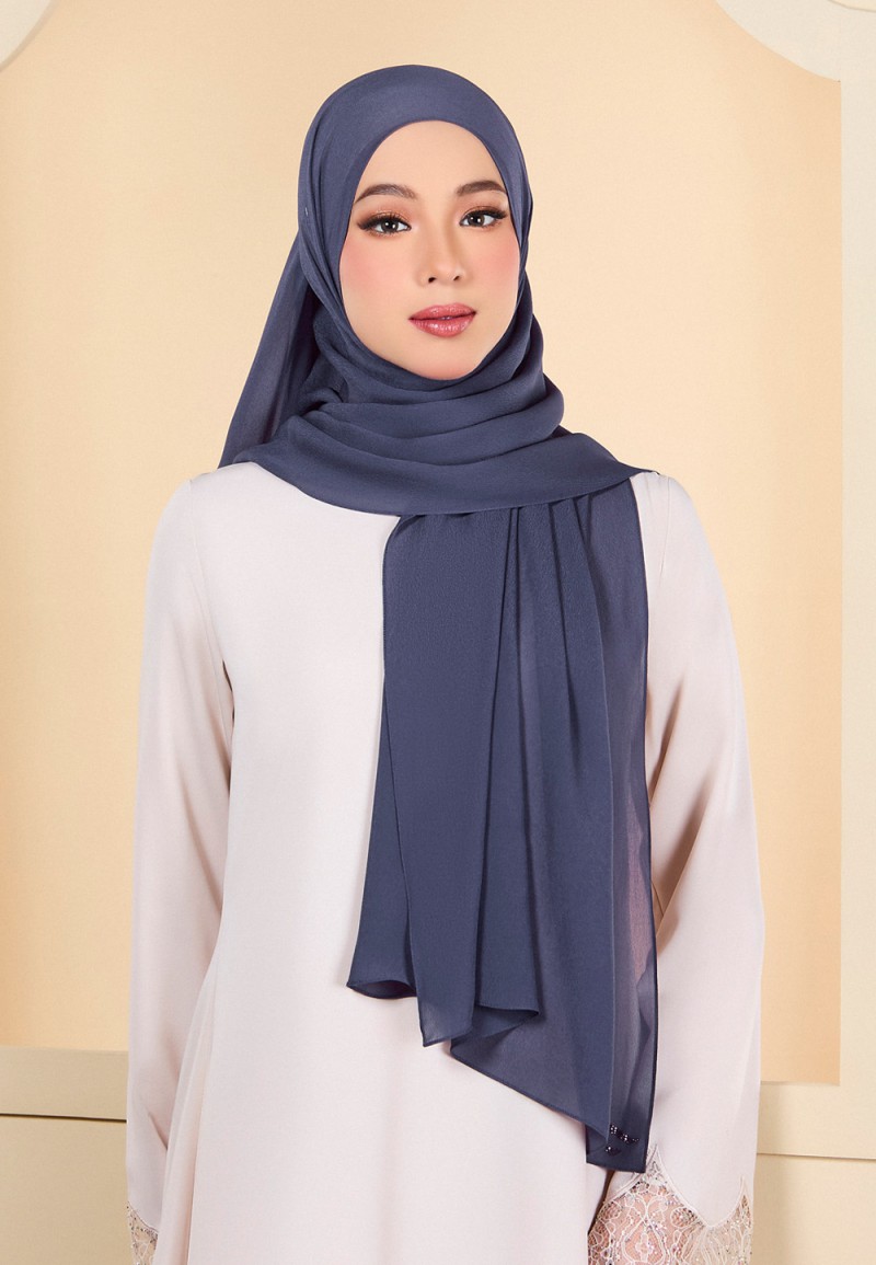 SHAWL HOUDA SILKY CHIFFON PLAIN