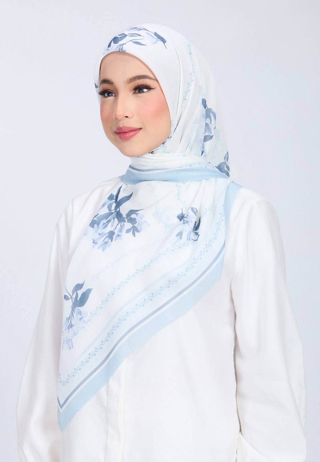 SQ FAZREYN VOILE PRINTED LASERCUT