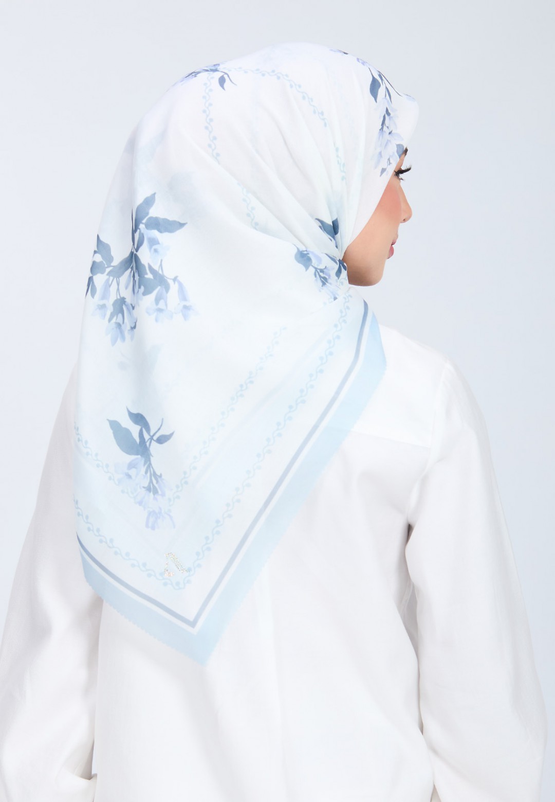 SQ FAZREYN VOILE PRINTED LASERCUT