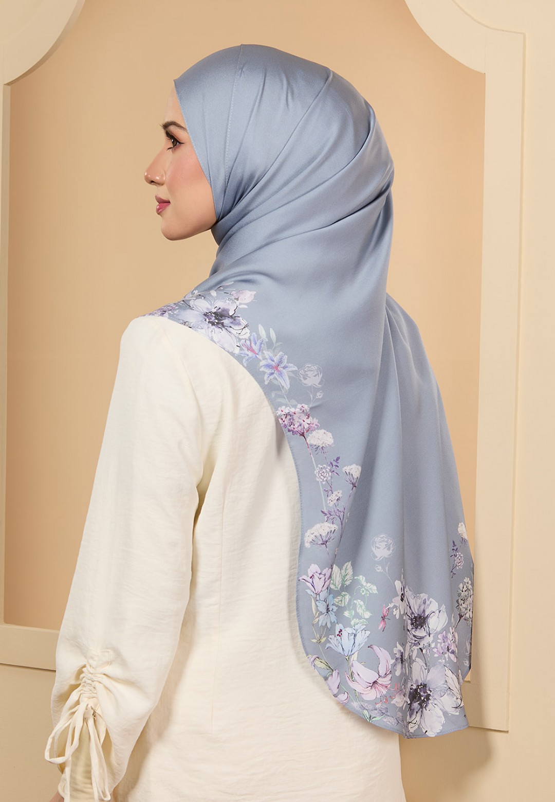 INSTANT SHAWL JASMIN PRINTED