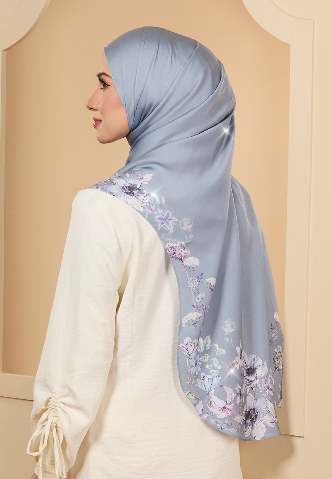 INSTANT SHAWL JASMIN PRINTED DIAMOND