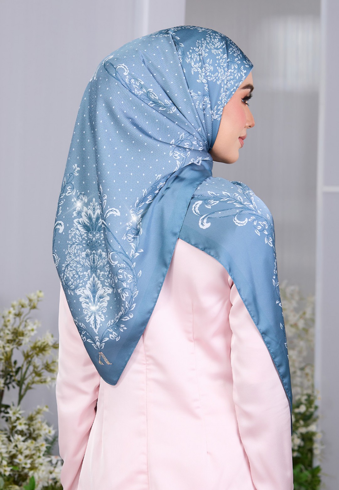 SQ FLORILUXE PRINTED DIAMOND