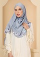 INSTANT SHAWL JASMIN IN STEEL BLUE