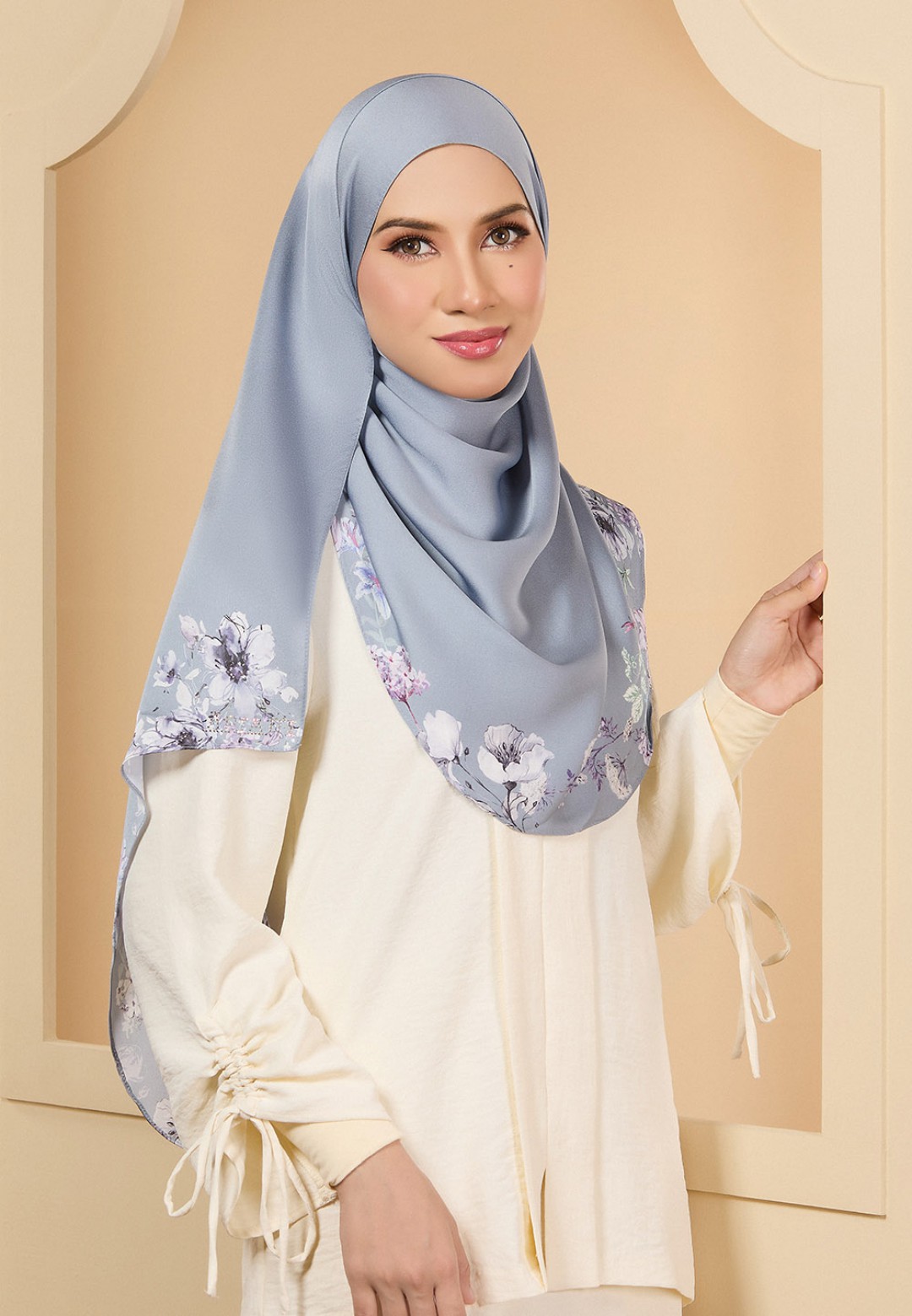 INSTANT SHAWL JASMIN PRINTED