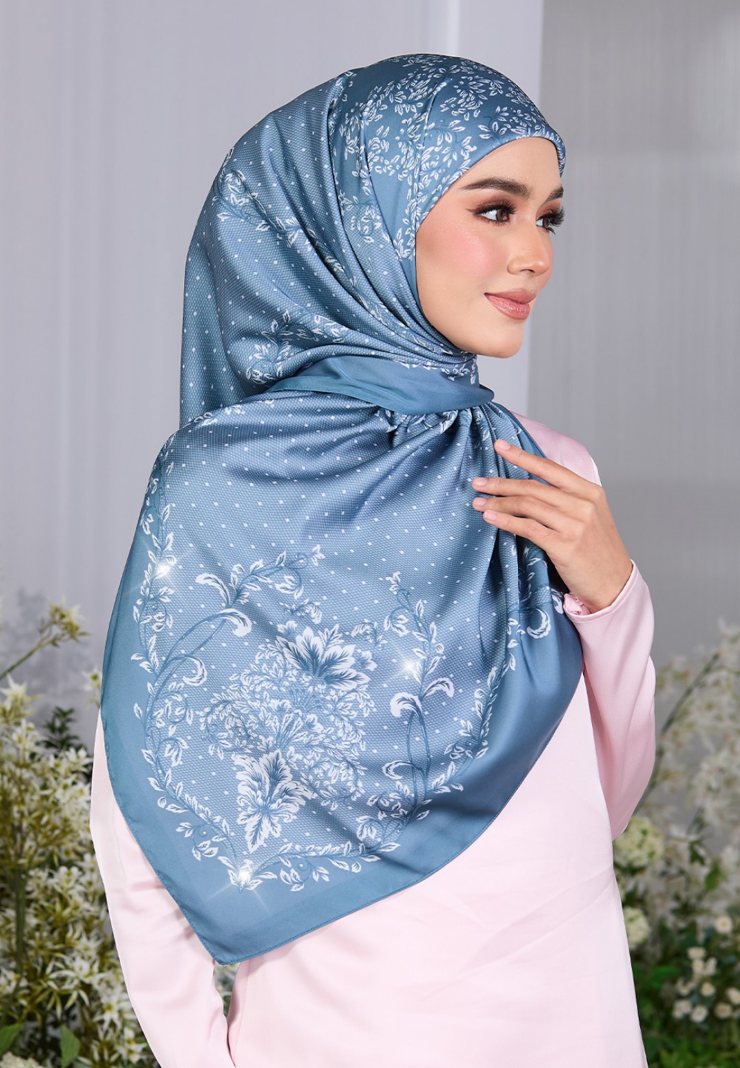 SQ FLORILUXE PRINTED DIAMOND