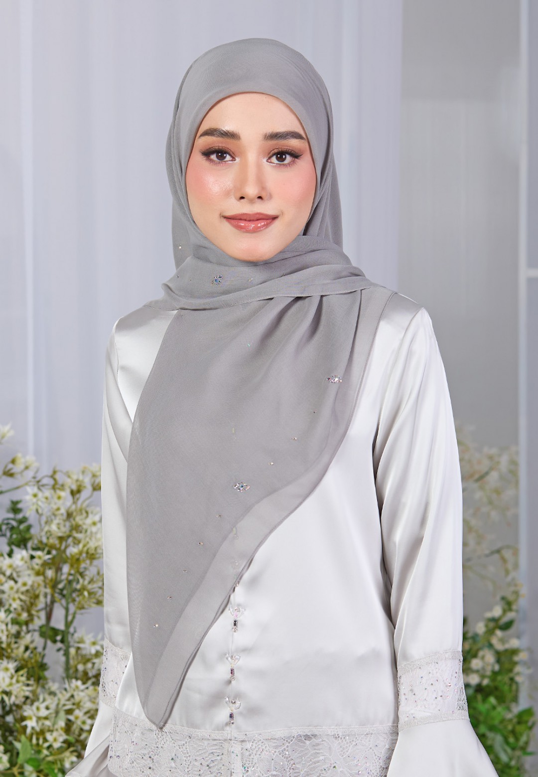 SQ CRYSTAROSE VOILE PLAIN DIAMOND