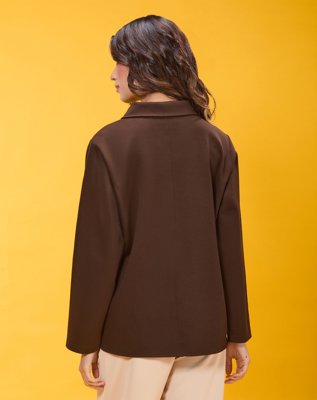 SUNFLOWERS COLLARED SWEATSHIRT (VGM)