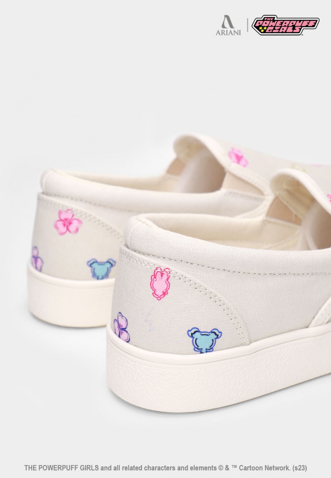 POWERPUFF SLIP ON SHOES