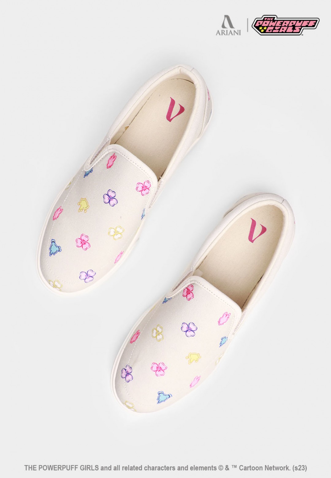 POWERPUFF SLIP ON SHOES