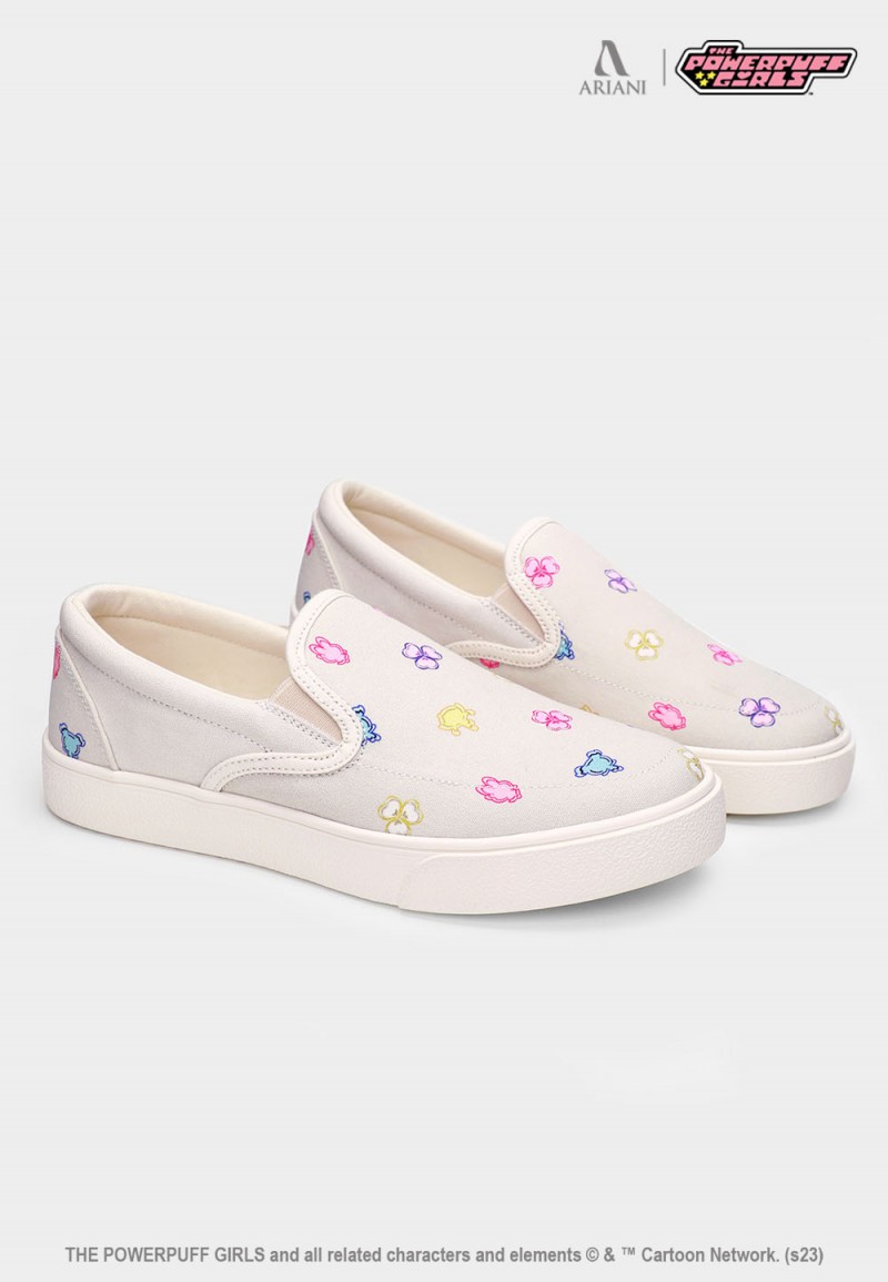 POWERPUFF SLIP ON SHOES