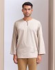 KURTA GHAZI IN SIMPLY TAUPE