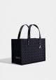 ICONIC MONO TOTE BAG IN SMOKE BLACK