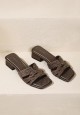 EVA BLOCK HEELS (SPARKLE) IN SPARKLING BRONZE