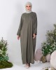 TALA KAFTAN IN DARK OLIVE