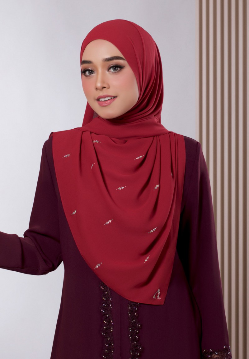 SHAWL WARDIYAH PLAIN DIAMOND 238