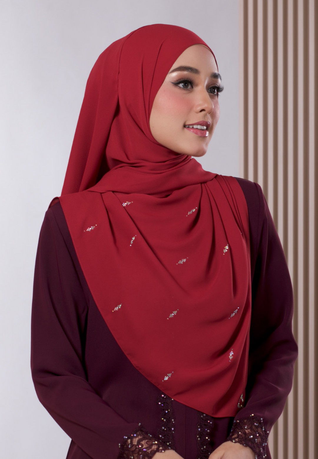 SHAWL WARDIYAH PLAIN DIAMOND 238