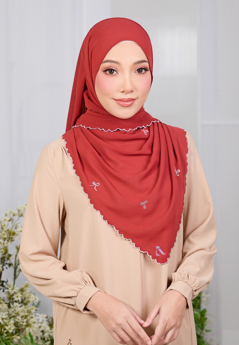 SHAWL ROXY PLAIN EMBROIDERY