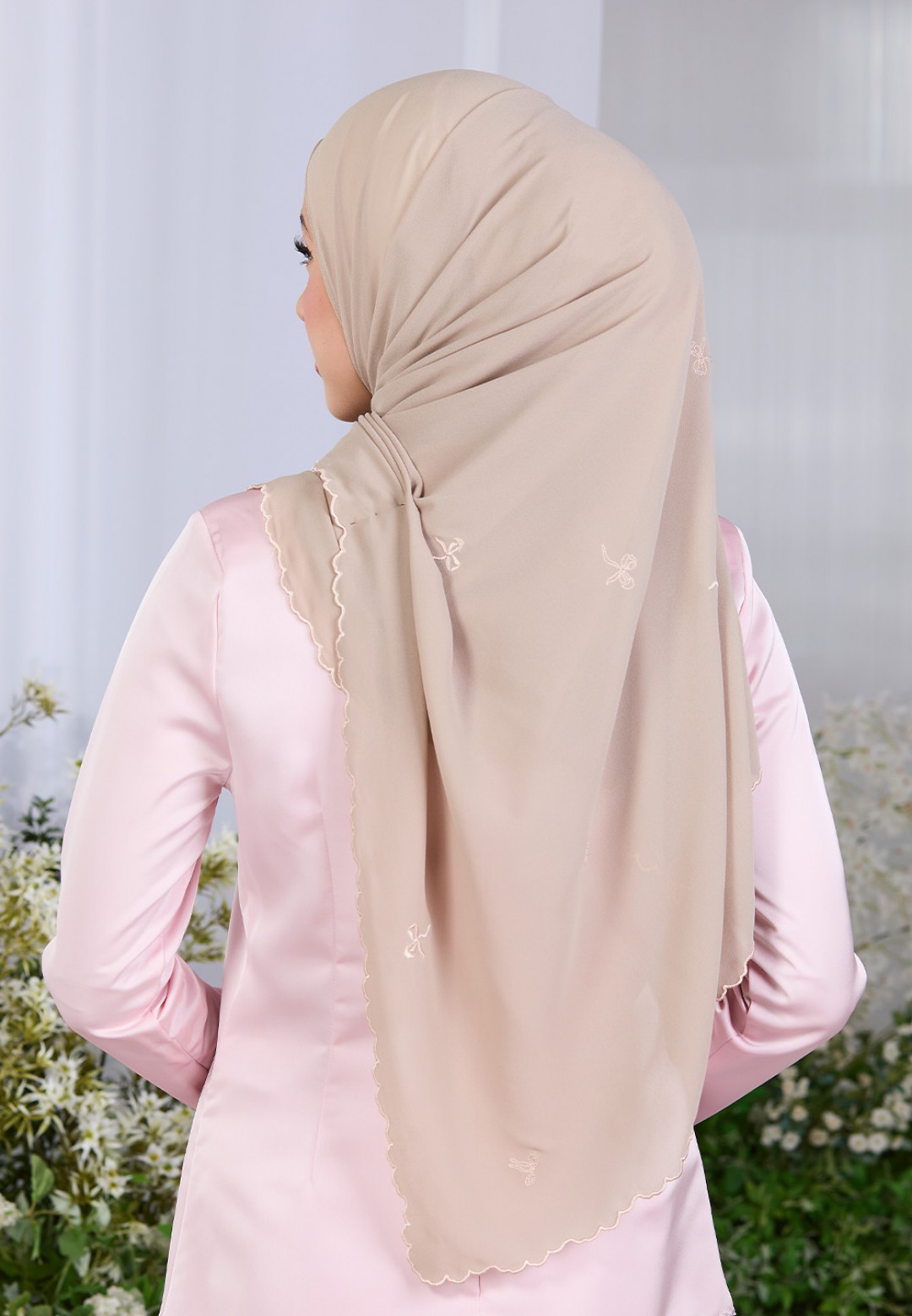 SHAWL ROXY PLAIN EMBROIDERY