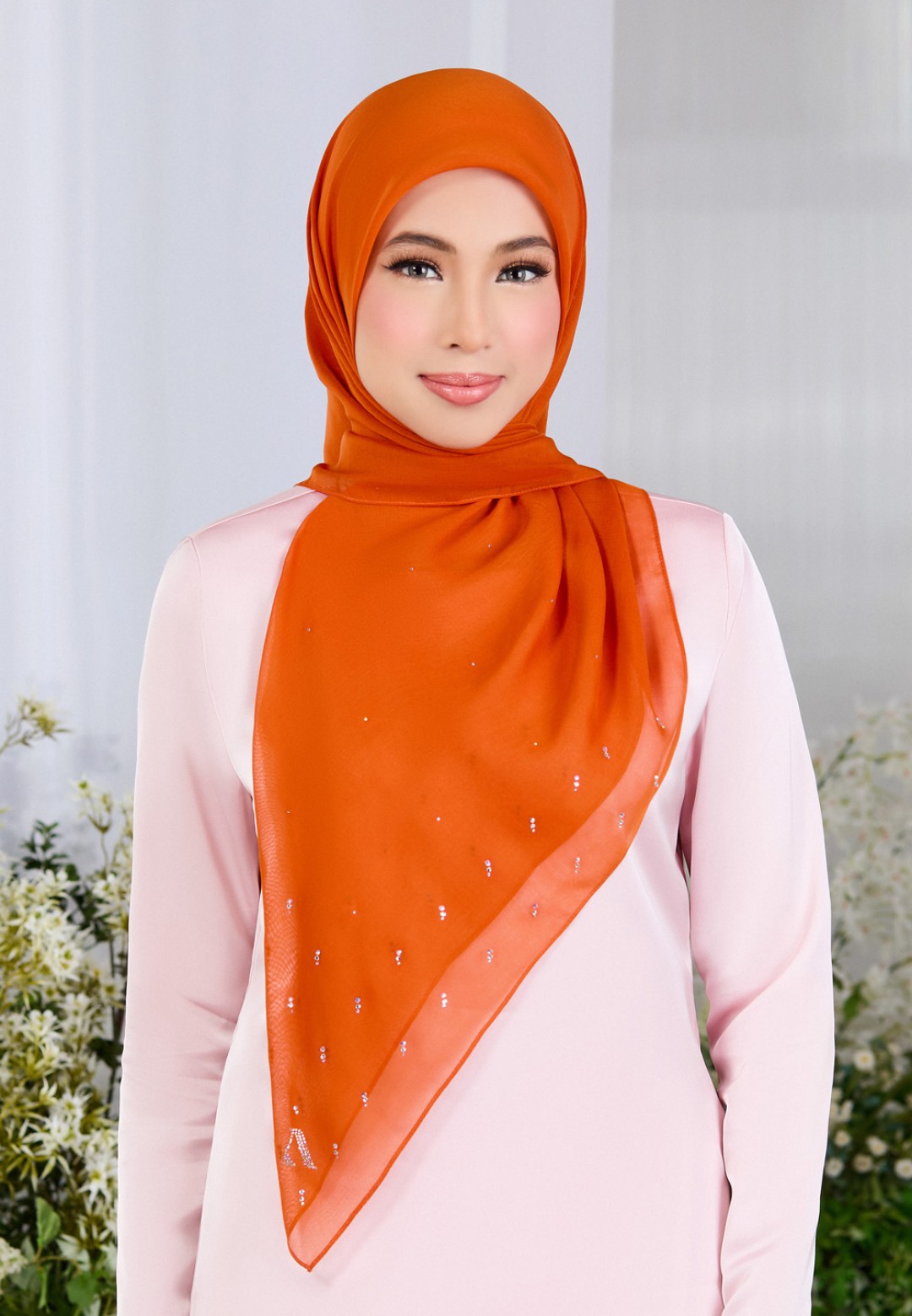 SQ GLORIBLOOM VOILE PLAIN DIAMOND