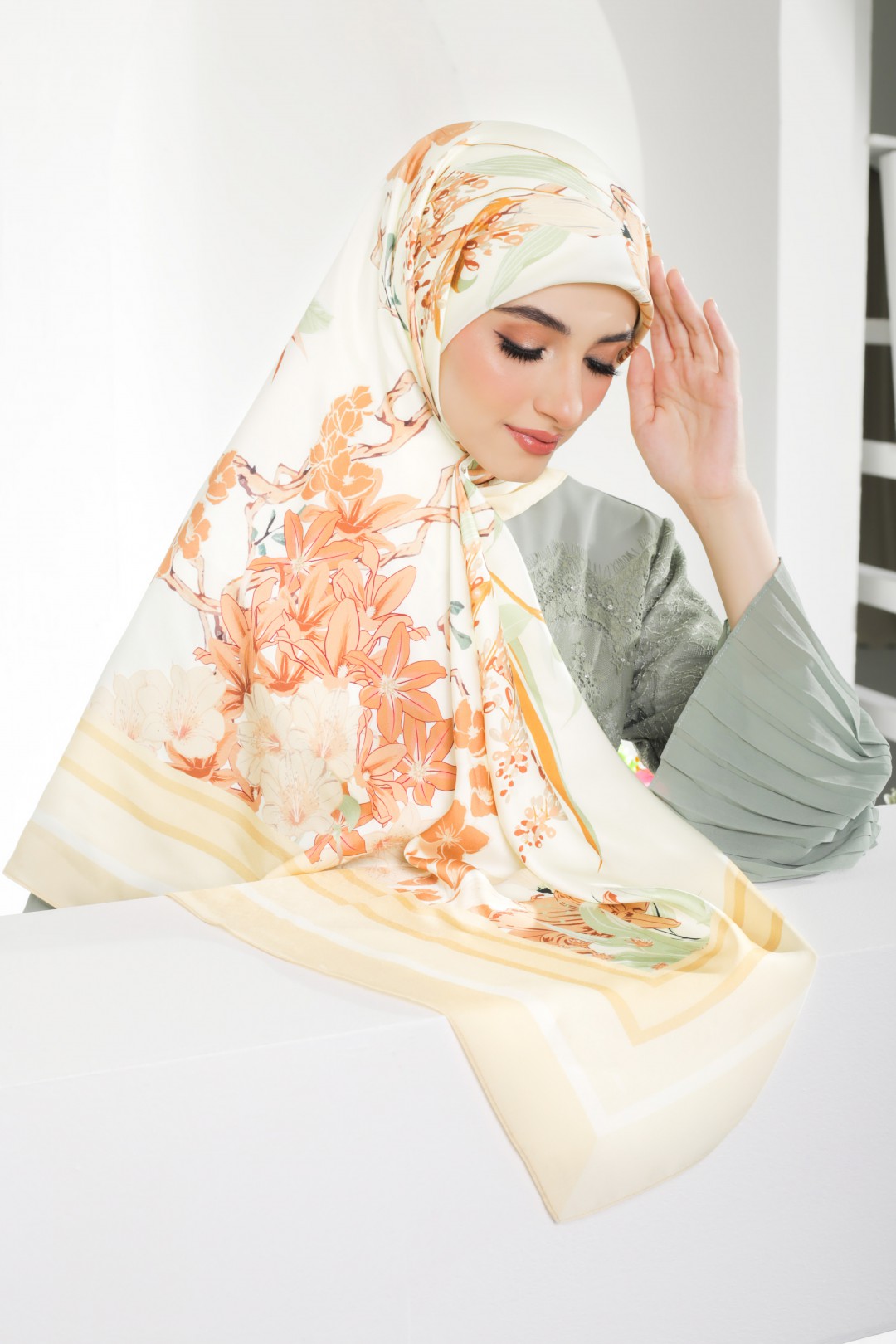 SQUARE TESSA PRINTED