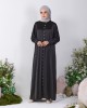 THURAYA JUBAH IN BLACK